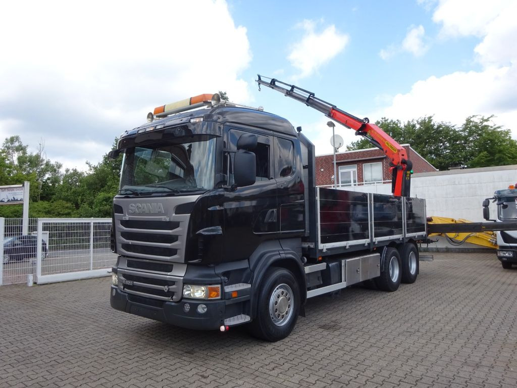Scania R620 V8 Pritsche + PALFINGER 22002EH Kran Scania R620 V8 Pritsche + PALFINGER 22002EH Kran - Kraanwagen, Vrachtwagen met open laadbak: afbeelding 3 Scania R620 V8 Pritsche + PALFINGER 22002EH Kran Scania R620 V8 Pritsche + PALFINGER 22002EH Kran - Kraanwagen, Vrachtwagen met open laadbak: afbeelding 3