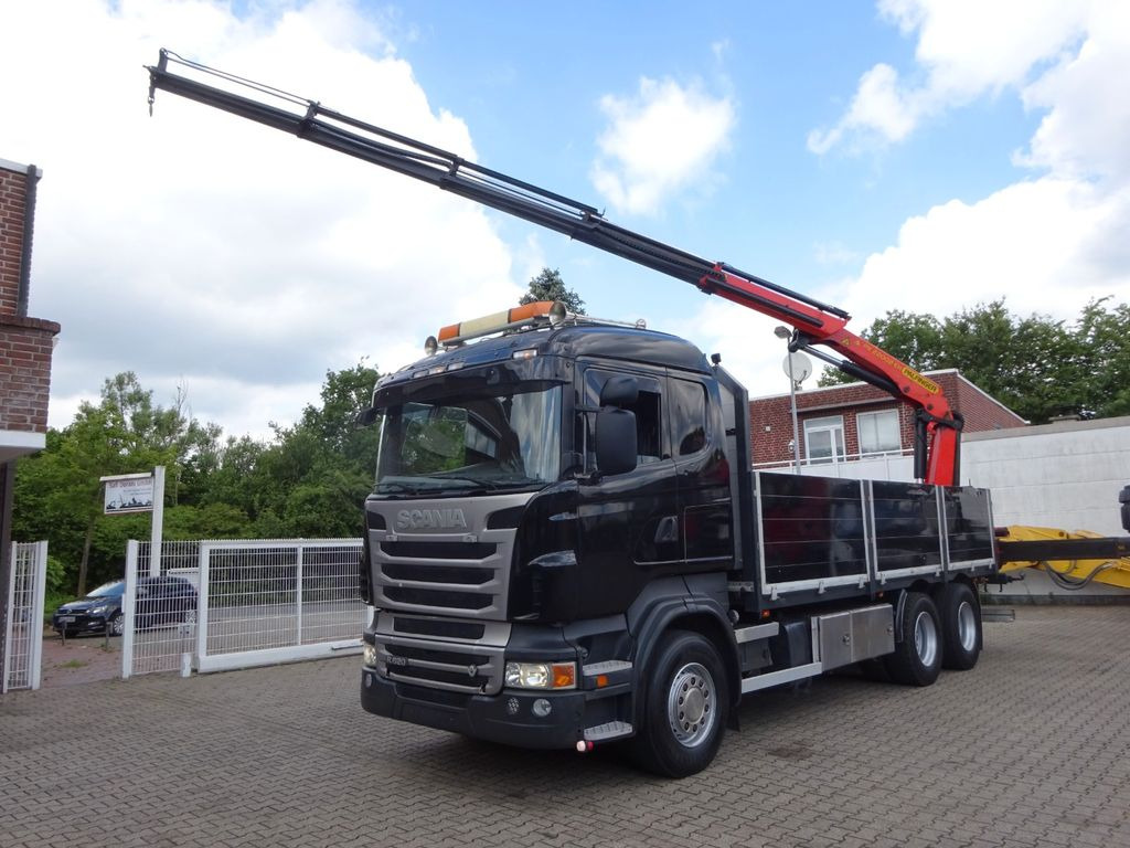 Scania R620 V8 Pritsche + PALFINGER 22002EH Kran Scania R620 V8 Pritsche + PALFINGER 22002EH Kran - Kraanwagen, Vrachtwagen met open laadbak: afbeelding 2 Scania R620 V8 Pritsche + PALFINGER 22002EH Kran Scania R620 V8 Pritsche + PALFINGER 22002EH Kran - Kraanwagen, Vrachtwagen met open laadbak: afbeelding 2