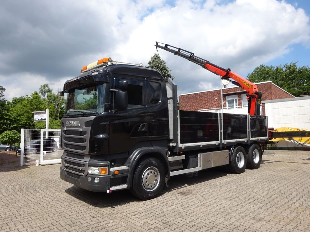 Scania R620 V8 Pritsche + PALFINGER 22002EH Kran Scania R620 V8 Pritsche + PALFINGER 22002EH Kran - Kraanwagen, Vrachtwagen met open laadbak: afbeelding 4 Scania R620 V8 Pritsche + PALFINGER 22002EH Kran Scania R620 V8 Pritsche + PALFINGER 22002EH Kran - Kraanwagen, Vrachtwagen met open laadbak: afbeelding 4