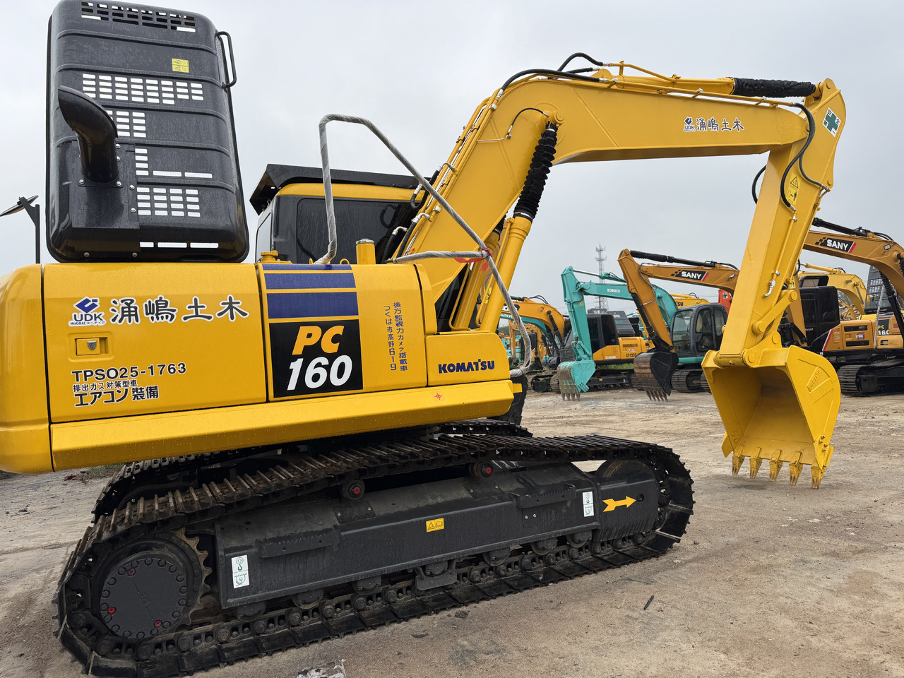 KOMATSU PC160 - Rupsgraafmachine: afbeelding 2 KOMATSU PC160 - Rupsgraafmachine: afbeelding 2
