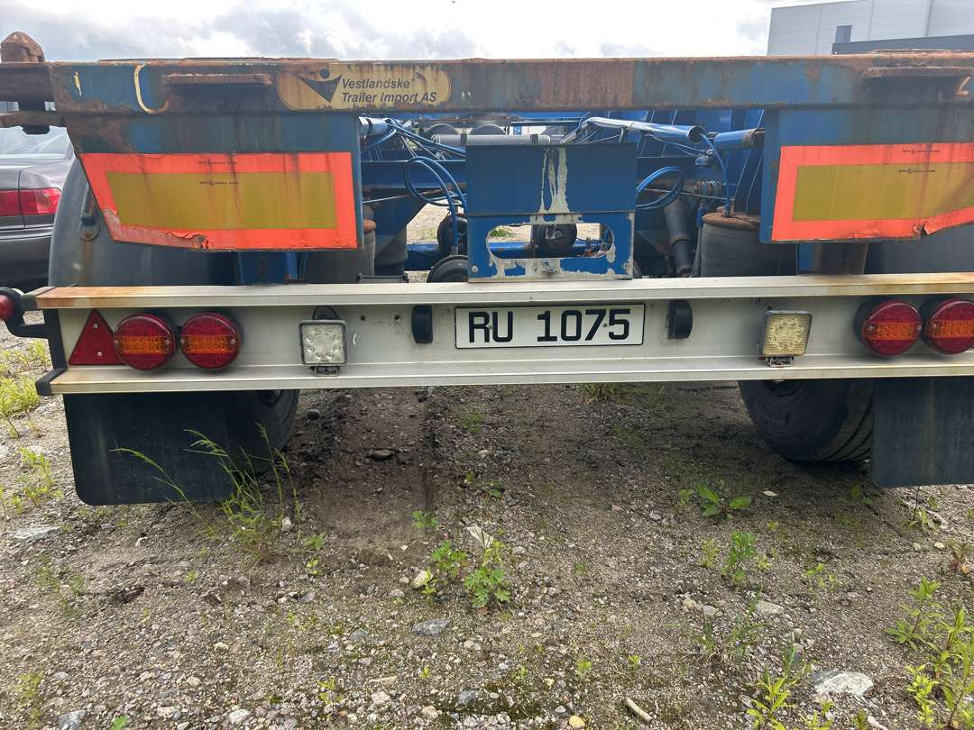2004 Container-henger TURBO`HOET CONTAINERSEMITRAILER EU-godkjent - Containertransporter/ Wissellaadbak oplegger: afbeelding 5 2004 Container-henger TURBO`HOET CONTAINERSEMITRAILER EU-godkjent - Containertransporter/ Wissellaadbak oplegger: afbeelding 5