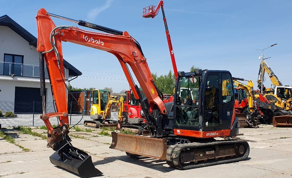 Kubota KX 080-4 - Minigraafmachine: afbeelding 1 Kubota KX 080-4 - Minigraafmachine: afbeelding 1