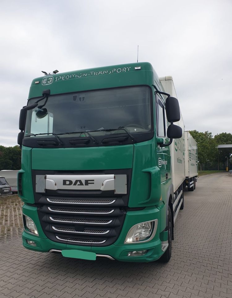 DAF XF ZESTAW TANDEM 2021 ORYGINALNY PRZEBIEG z Niemiec / PRZEJAZDOWY Z WINDĄ / - Bakwagen: afbeelding 1 DAF XF ZESTAW TANDEM 2021 ORYGINALNY PRZEBIEG z Niemiec / PRZEJAZDOWY Z WINDĄ / - Bakwagen: afbeelding 1