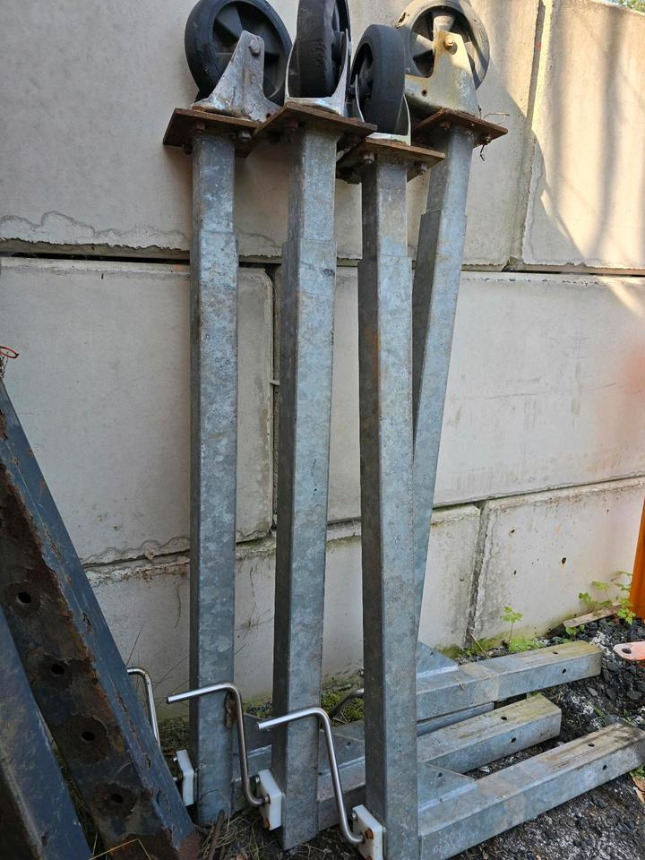 4x Stützen für Salzstreuer Container Wohnkabine Schmidt Epoke Gmeiner Salzsilo Streuautomat Winterdienst - Zout/ Zandstrooier: afbeelding 3 4x Stützen für Salzstreuer Container Wohnkabine Schmidt Epoke Gmeiner Salzsilo Streuautomat Winterdienst - Zout/ Zandstrooier: afbeelding 3