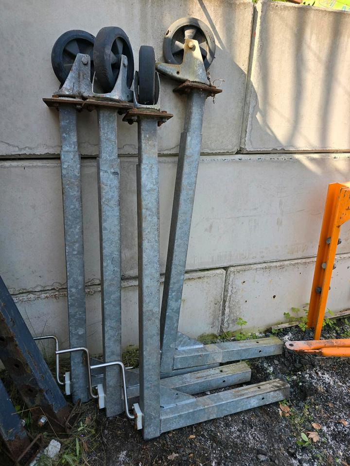 4x Stützen für Salzstreuer Container Wohnkabine Schmidt Epoke Gmeiner Salzsilo Streuautomat Winterdienst - Zout/ Zandstrooier: afbeelding 2 4x Stützen für Salzstreuer Container Wohnkabine Schmidt Epoke Gmeiner Salzsilo Streuautomat Winterdienst - Zout/ Zandstrooier: afbeelding 2
