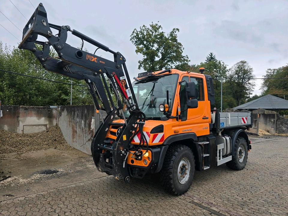 Unimog U318 NKS-F-UGE-42 Frontlader Mercedes-Benz 405/10 405/12 UGE Mercedes-Benz U 318 323 327 423 427 429 430 EasyDrive Variopilot Radlader Hauer rx 500 Frontlader - Gemeentelijke machine/ Speciaal: afbeelding 1 Unimog U318 NKS-F-UGE-42 Frontlader Mercedes-Benz 405/10 405/12 UGE Mercedes-Benz U 318 323 327 423 427 429 430 EasyDrive Variopilot Radlader Hauer rx 500 Frontlader - Gemeentelijke machine/ Speciaal: afbeelding 1