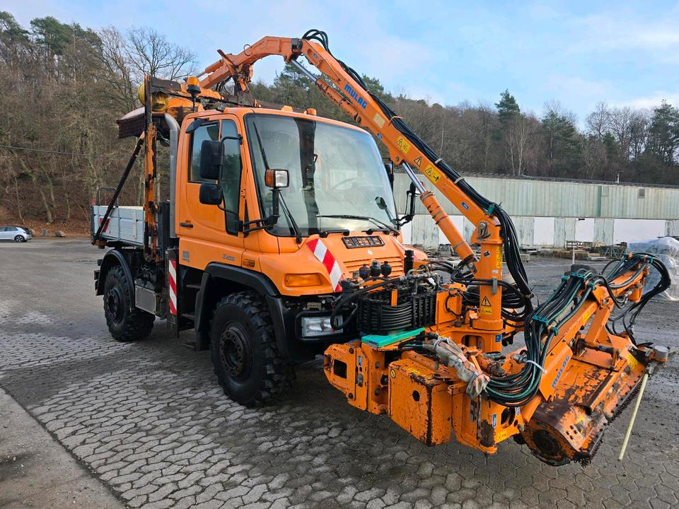 Unimog U400 2013 405/10 405/12 NKS-Z-UGN-43K Bluetec 5 Mercedes-Benz UGE UGN Mulag MKM700 Mähausleger Böschungsmäher Böschungsmulcher Küpper-Weisser IMS Salzstreuer - Gemeentelijke machine/ Speciaal: afbeelding 5 Unimog U400 2013 405/10 405/12 NKS-Z-UGN-43K Bluetec 5 Mercedes-Benz UGE UGN Mulag MKM700 Mähausleger Böschungsmäher Böschungsmulcher Küpper-Weisser IMS Salzstreuer - Gemeentelijke machine/ Speciaal: afbeelding 5