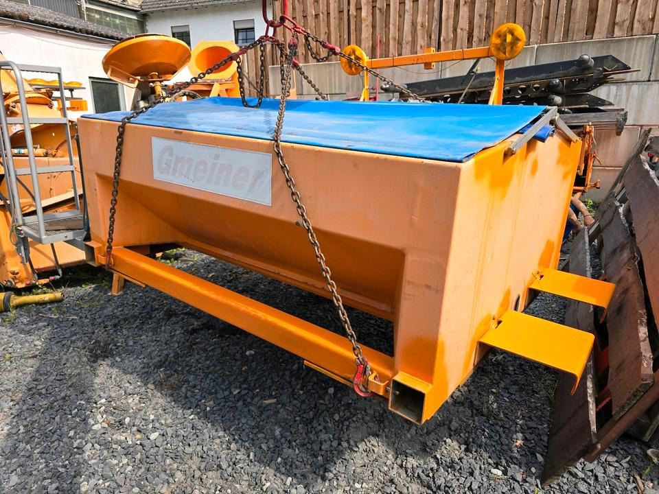 Gmeiner Yeti 2000 TC EWA Salzstreuer Streuautomat Salzsilo Bucher Aufbau für Unimog UGE UGN 405/10 405/12 U318 U 318 423 323 327 427 429 Schmidt Winterdienst - Zout/ Zandstrooier: afbeelding 3 Gmeiner Yeti 2000 TC EWA Salzstreuer Streuautomat Salzsilo Bucher Aufbau für Unimog UGE UGN 405/10 405/12 U318 U 318 423 323 327 427 429 Schmidt Winterdienst - Zout/ Zandstrooier: afbeelding 3