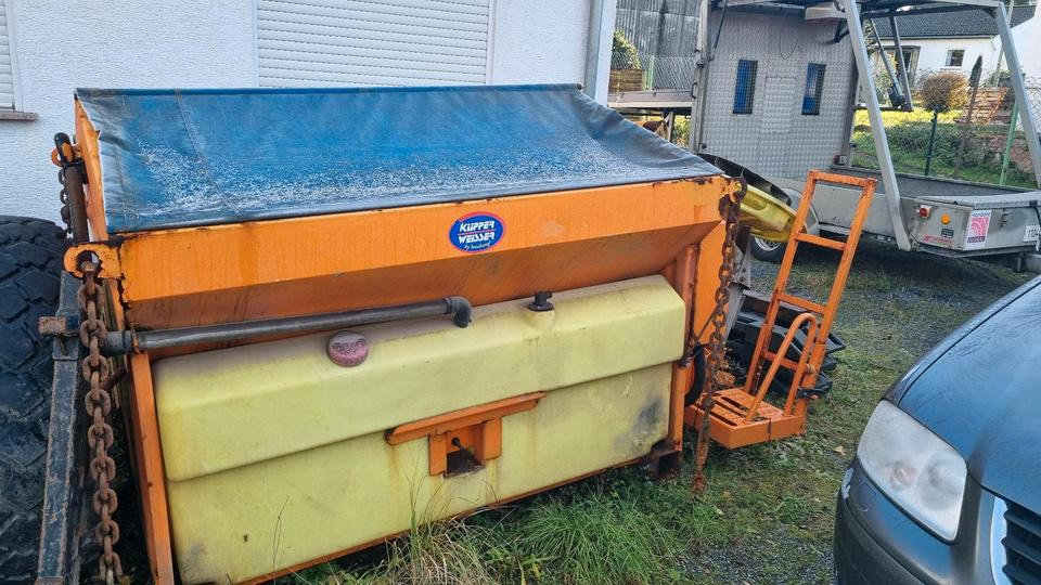 Küpper Weisser Salzstreuer Salzsilo FS 30 Winterdienst Schmidt für Unimog - Zout/ Zandstrooier: afbeelding 1 Küpper Weisser Salzstreuer Salzsilo FS 30 Winterdienst Schmidt für Unimog - Zout/ Zandstrooier: afbeelding 1