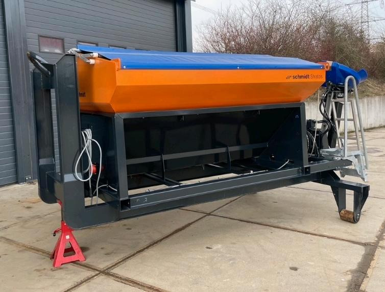 Neuwertiger Schmidt Stratos S30-27 VEP-490 Salzstreuer für Hakenlift Abrollcontainer Streuautomat Winterdienst Streusilo für LKW - Zout/ Zandstrooier: afbeelding 2 Neuwertiger Schmidt Stratos S30-27 VEP-490 Salzstreuer für Hakenlift Abrollcontainer Streuautomat Winterdienst Streusilo für LKW - Zout/ Zandstrooier: afbeelding 2