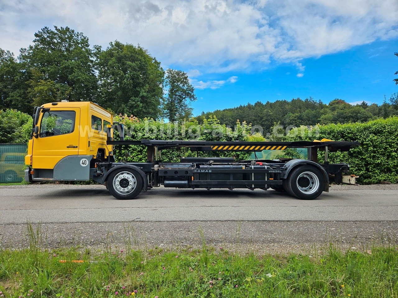 Containertransporter/ Wissellaadbak vrachtwagen Mercedes-Benz Kamag * WBH 25 * Wiesel * Umsetzer * Sattelkupp.: afbeelding 6