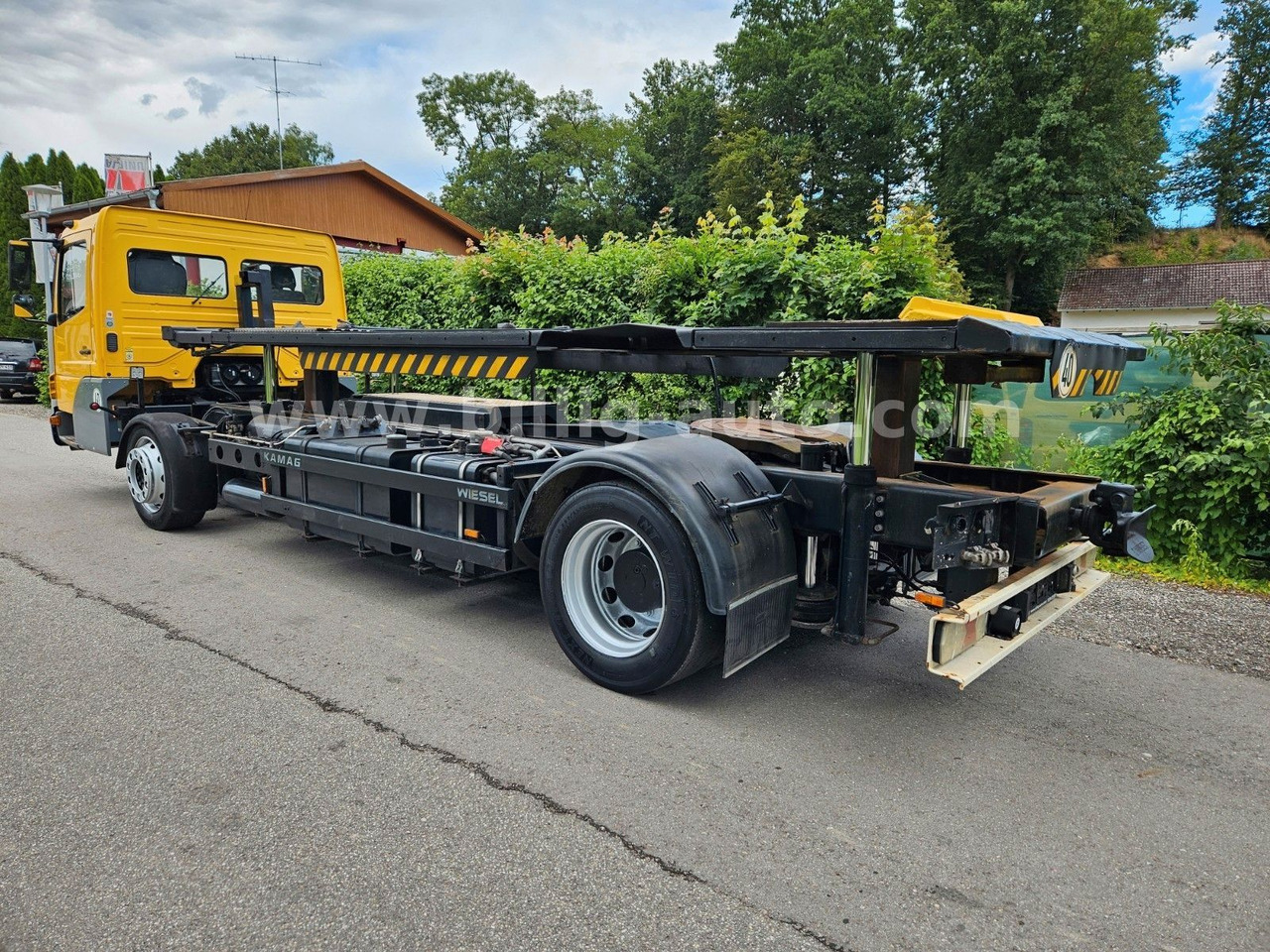 Containertransporter/ Wissellaadbak vrachtwagen Mercedes-Benz Kamag * WBH 25 * Wiesel * Umsetzer * Sattelkupp.: afbeelding 17