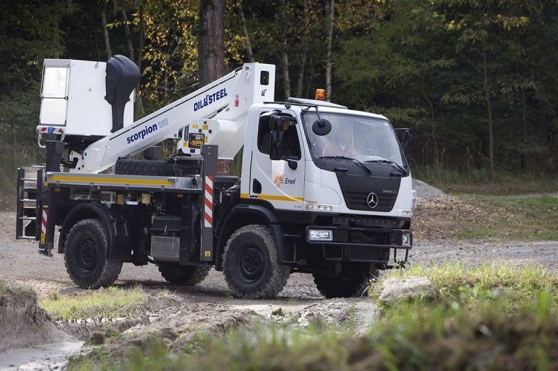 Oil&Steel Scorpion 15E 16m zamontowany na Mercedes-Benz Unimog U20 4x4 - Vrachtwagen hoogwerker: afbeelding 2 Oil&Steel Scorpion 15E 16m zamontowany na Mercedes-Benz Unimog U20 4x4 - Vrachtwagen hoogwerker: afbeelding 2