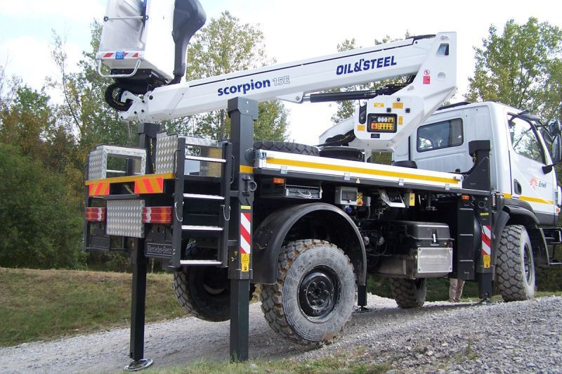 Oil&Steel Scorpion 15E 16m zamontowany na Mercedes-Benz Unimog U20 4x4 - Vrachtwagen hoogwerker: afbeelding 5 Oil&Steel Scorpion 15E 16m zamontowany na Mercedes-Benz Unimog U20 4x4 - Vrachtwagen hoogwerker: afbeelding 5