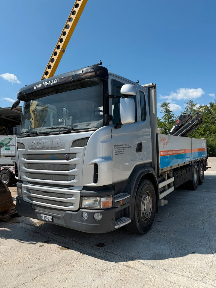 Scania G440 Brücke mit Ladekran - Vrachtwagen met open laadbak, Kraanwagen: afbeelding 2 Scania G440 Brücke mit Ladekran - Vrachtwagen met open laadbak, Kraanwagen: afbeelding 2
