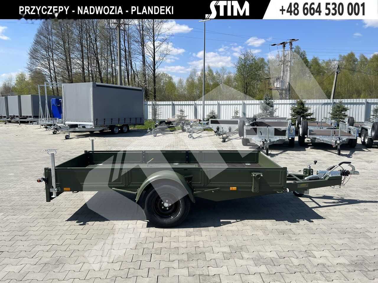 Stim S21-1,3/3515 (malowana proszkowo) - Open/ Plateau aanhangwagen: afbeelding 3 Stim S21-1,3/3515 (malowana proszkowo) - Open/ Plateau aanhangwagen: afbeelding 3