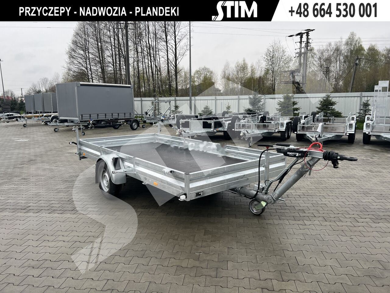 Stim S21-1,8/4020 - Open/ Plateau aanhangwagen: afbeelding 1 Stim S21-1,8/4020 - Open/ Plateau aanhangwagen: afbeelding 1