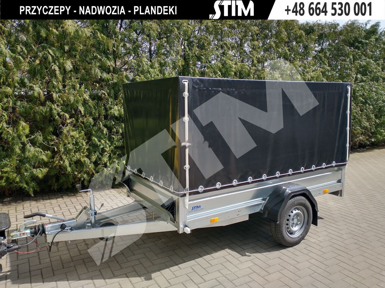 Stim S21-13/2613 - Aanhangwagen met huif: afbeelding 2 Stim S21-13/2613 - Aanhangwagen met huif: afbeelding 2