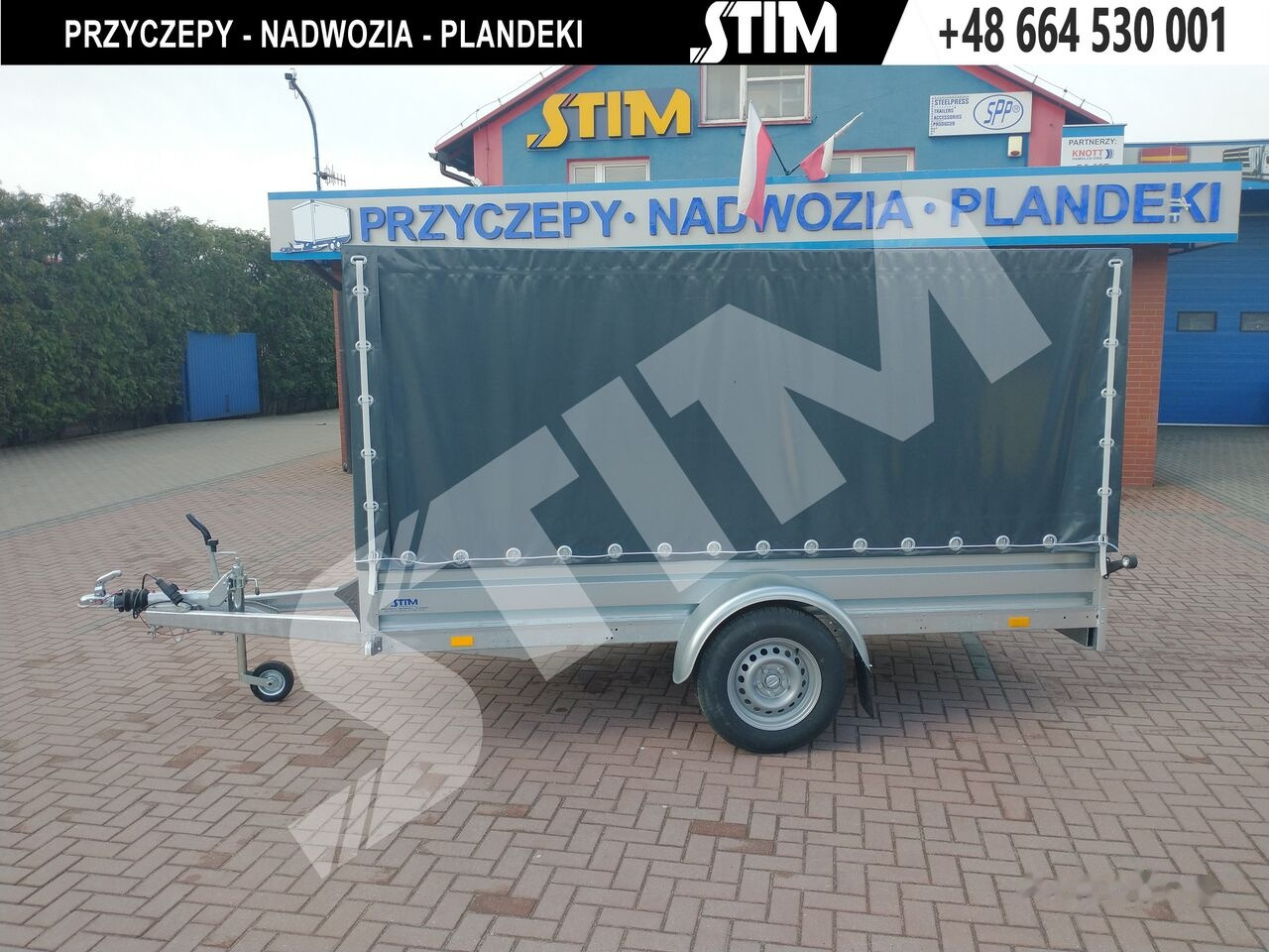 Stim S21 - 13/3216 - Aanhangwagen met huif: afbeelding 4 Stim S21 - 13/3216 - Aanhangwagen met huif: afbeelding 4