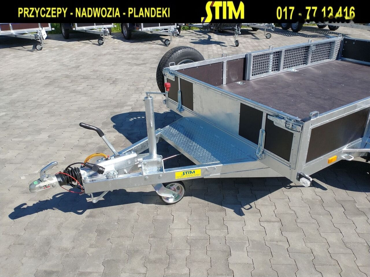 Stim S22, przyczepa do przewozu sprzętu budowlanego - Machinetransporter: afbeelding 3 Stim S22, przyczepa do przewozu sprzętu budowlanego - Machinetransporter: afbeelding 3