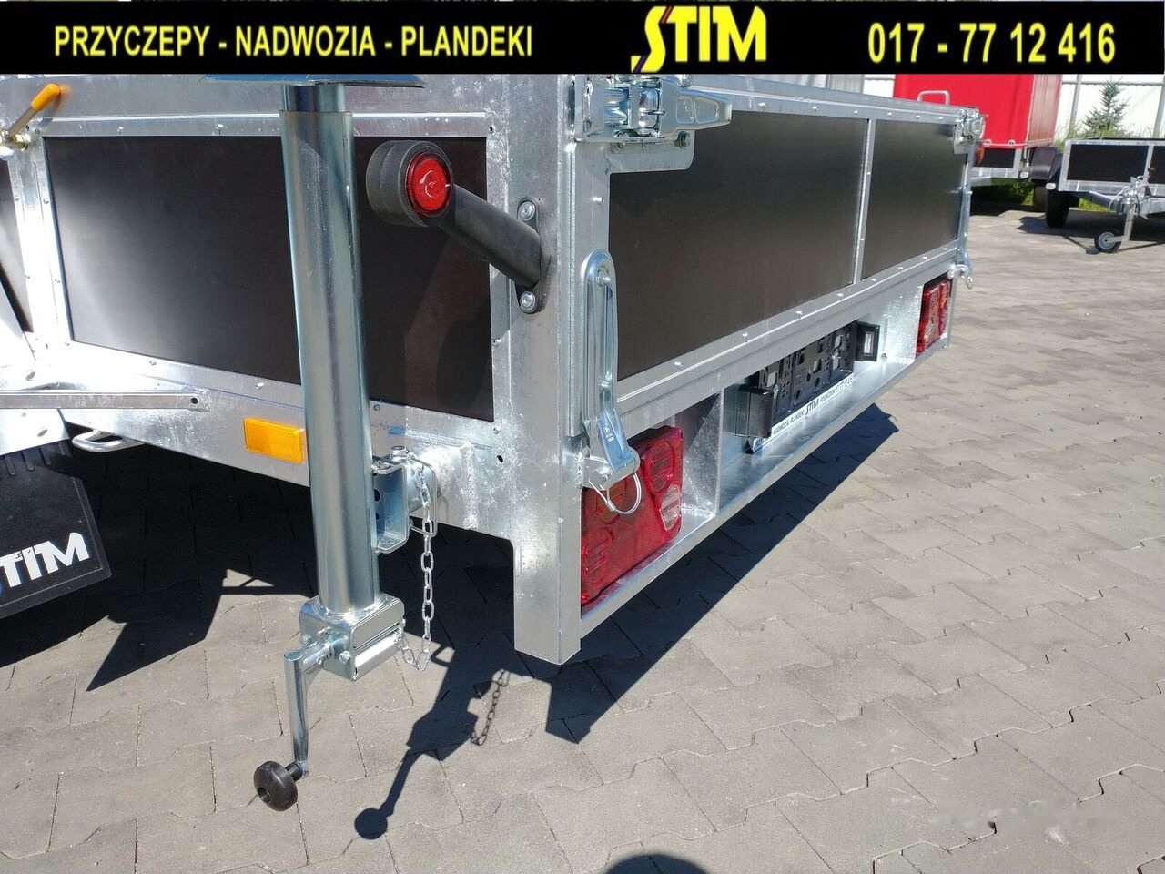 Stim S22, przyczepa do przewozu sprzętu budowlanego - Machinetransporter: afbeelding 4 Stim S22, przyczepa do przewozu sprzętu budowlanego - Machinetransporter: afbeelding 4