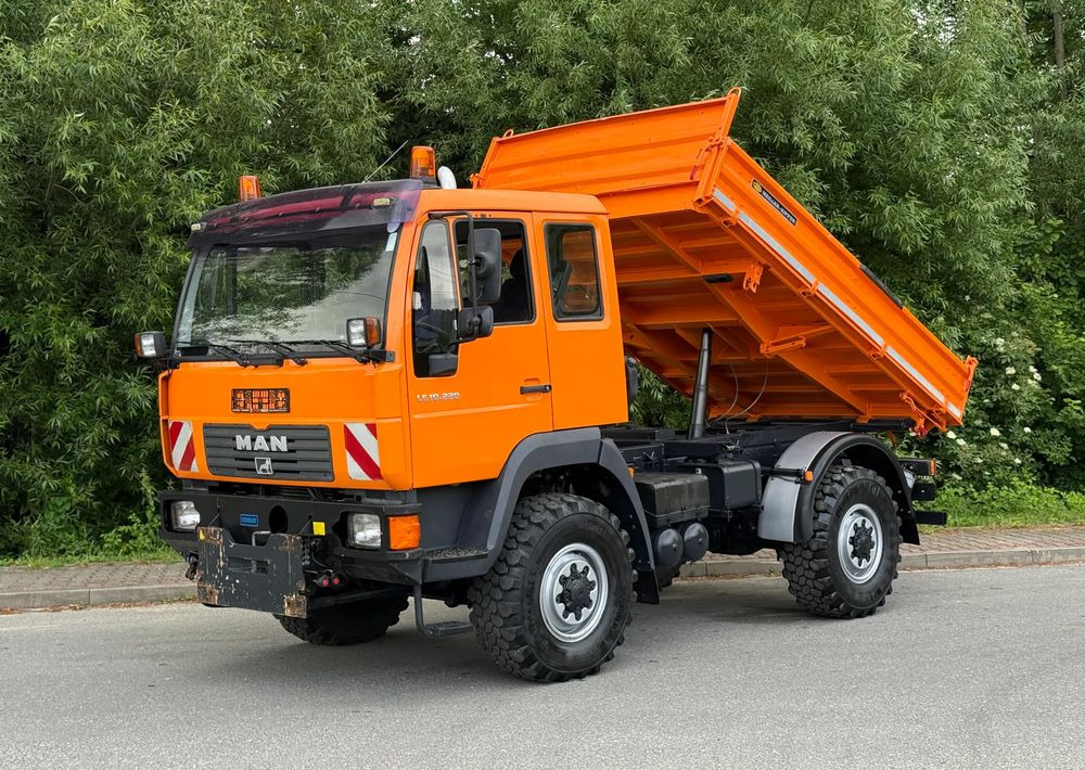 MAN * MAN 10-220 * Kiper Wywrotka Meiller * 4x4 * Zimowe Utrzymanie * Unimog * - Kipper vrachtwagen: afbeelding 1 MAN * MAN 10-220 * Kiper Wywrotka Meiller * 4x4 * Zimowe Utrzymanie * Unimog * - Kipper vrachtwagen: afbeelding 1