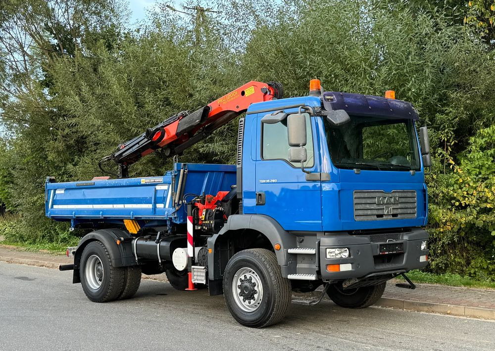 MAN * MAN 18 280 * KIPER WYWROTKA * 4x4 * HDS Palfinger 120 STAN BARDZO DOBRY * Sprowadzony - Kipper vrachtwagen: afbeelding 2 MAN * MAN 18 280 * KIPER WYWROTKA * 4x4 * HDS Palfinger 120 STAN BARDZO DOBRY * Sprowadzony - Kipper vrachtwagen: afbeelding 2