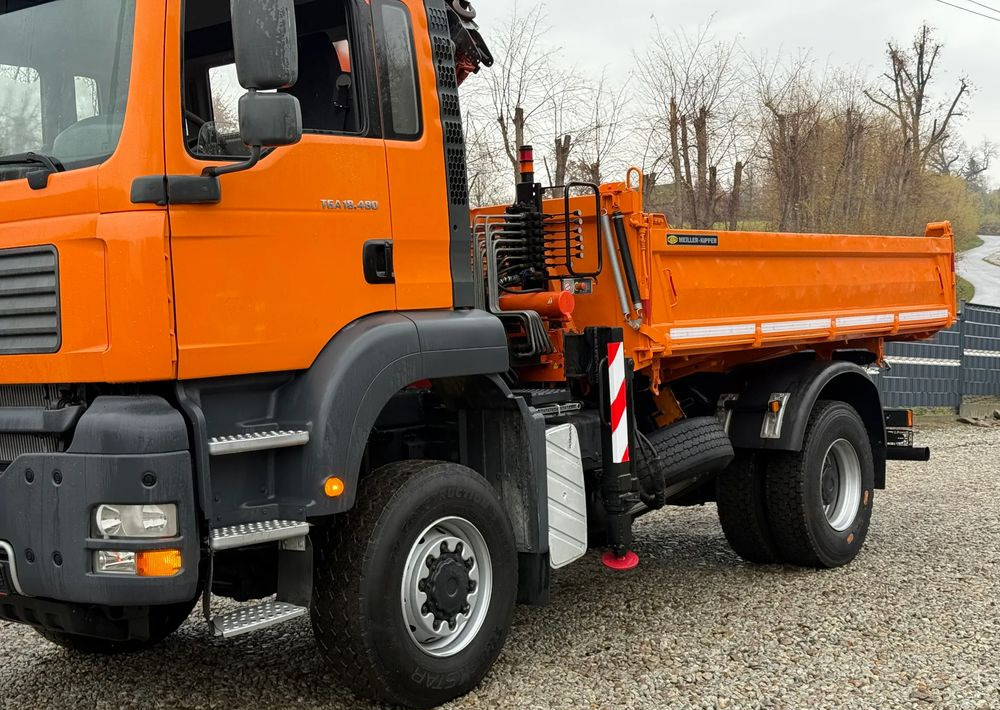 MAN * MAN 18 480 * KIPER WYWROTKA * 4x4 * HDS ATLAS 85* STAN BARDZO DOBRY * Sprowadzony - Kipper vrachtwagen: afbeelding 5 MAN * MAN 18 480 * KIPER WYWROTKA * 4x4 * HDS ATLAS 85* STAN BARDZO DOBRY * Sprowadzony - Kipper vrachtwagen: afbeelding 5