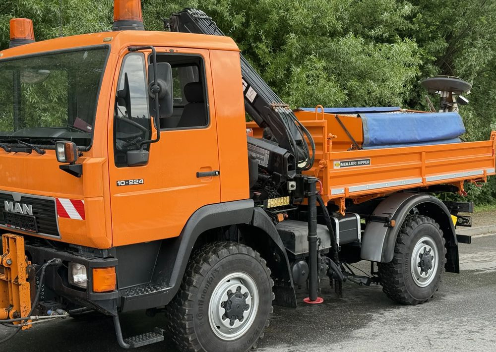 MAN * MAN LE 10.220 *Kiper Wywrotka * 4x4 * Pług Piaskarka * Zimowe Utrzymanie * Sprowadzony * HDS MKG * - Kipper vrachtwagen: afbeelding 3 MAN * MAN LE 10.220 *Kiper Wywrotka * 4x4 * Pług Piaskarka * Zimowe Utrzymanie * Sprowadzony * HDS MKG * - Kipper vrachtwagen: afbeelding 3