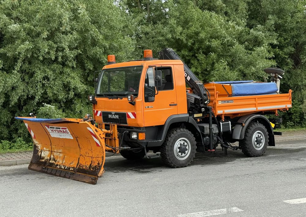 MAN * MAN LE 10.220 *Kiper Wywrotka * 4x4 * Pług Piaskarka * Zimowe Utrzymanie * Sprowadzony * HDS MKG * - Kipper vrachtwagen: afbeelding 2 MAN * MAN LE 10.220 *Kiper Wywrotka * 4x4 * Pług Piaskarka * Zimowe Utrzymanie * Sprowadzony * HDS MKG * - Kipper vrachtwagen: afbeelding 2