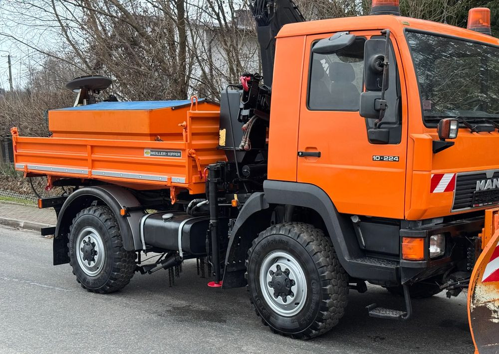 MAN * MAN LE 10.220 *Kiper Wywrotka * 4x4 * Pług Piaskarka * Zimowe Utrzymanie * Sprowadzony * HDS MKG * - Kipper vrachtwagen: afbeelding 5 MAN * MAN LE 10.220 *Kiper Wywrotka * 4x4 * Pług Piaskarka * Zimowe Utrzymanie * Sprowadzony * HDS MKG * - Kipper vrachtwagen: afbeelding 5