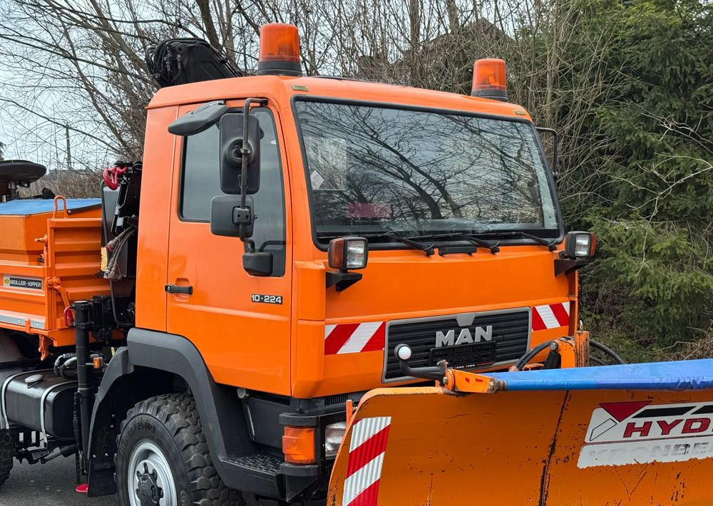 MAN * MAN LE 10.220 *Kiper Wywrotka * 4x4 * Pług Piaskarka * Zimowe Utrzymanie * Sprowadzony * HDS MKG * - Kipper vrachtwagen: afbeelding 4 MAN * MAN LE 10.220 *Kiper Wywrotka * 4x4 * Pług Piaskarka * Zimowe Utrzymanie * Sprowadzony * HDS MKG * - Kipper vrachtwagen: afbeelding 4