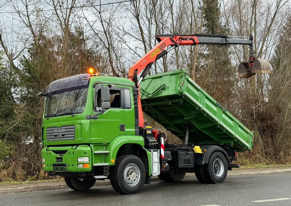 MAN * MAN TGA 18-360 * Kiper Wywrotka * 4x2 * Kran Palfinger PK 9501 Sprowadzony - Kipper vrachtwagen: afbeelding 1 MAN * MAN TGA 18-360 * Kiper Wywrotka * 4x2 * Kran Palfinger PK 9501 Sprowadzony - Kipper vrachtwagen: afbeelding 1