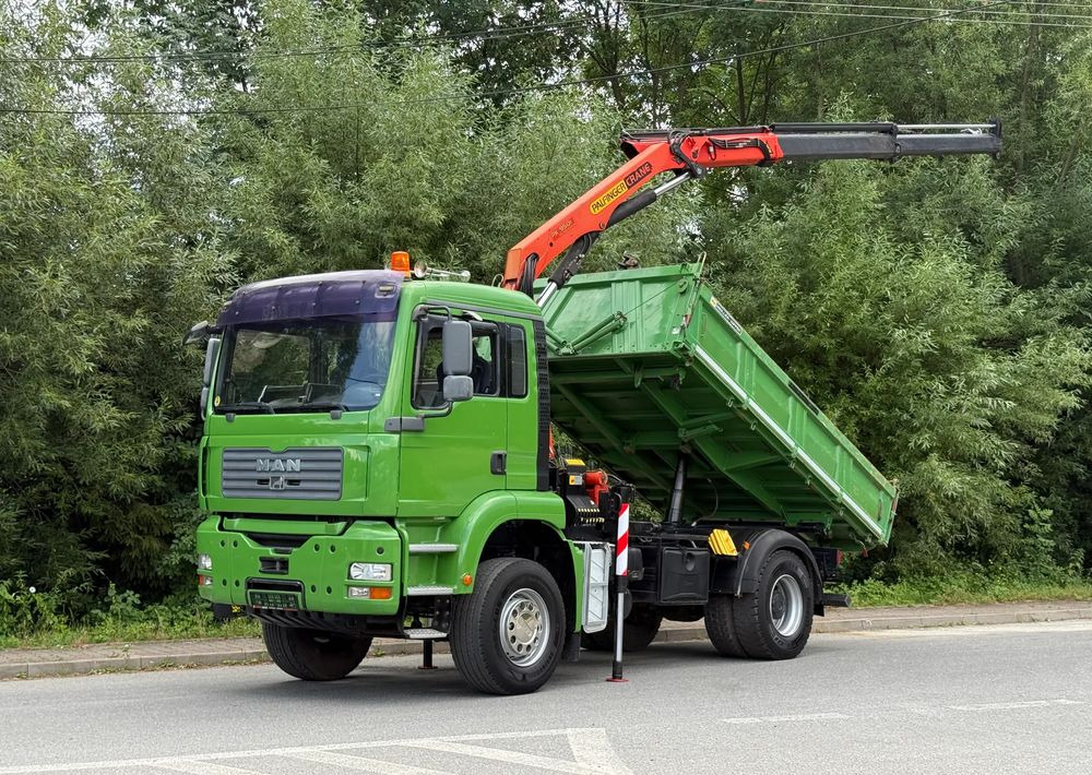 MAN * MAN TGA 18-360 * Kiper Wywrotka * 4x2 * Kran Palfinger PK 9501 Sprowadzony - Kipper vrachtwagen: afbeelding 1 MAN * MAN TGA 18-360 * Kiper Wywrotka * 4x2 * Kran Palfinger PK 9501 Sprowadzony - Kipper vrachtwagen: afbeelding 1