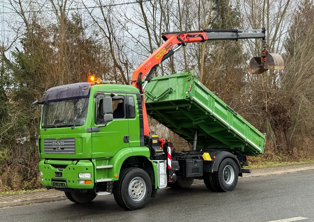 MAN * MAN TGA 18-360 * Kiper Wywrotka * 4x2 * Kran Palfinger PK 9501 Sprowadzony - Kipper vrachtwagen: afbeelding 1 MAN * MAN TGA 18-360 * Kiper Wywrotka * 4x2 * Kran Palfinger PK 9501 Sprowadzony - Kipper vrachtwagen: afbeelding 1