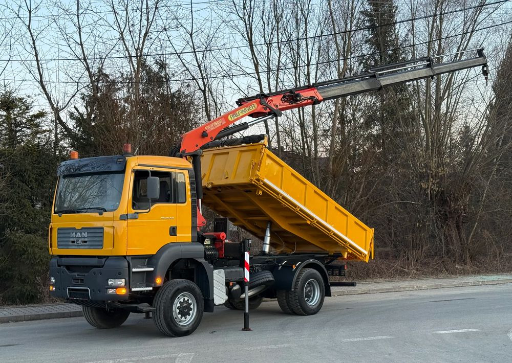 MAN * MAN TGA 18-410 * KIPER WYWROTKA * 4x4 * HDS Palfinger PK16500* Sprowadzony* Bardzo Dobry Stan * - Kipper vrachtwagen: afbeelding 1 MAN * MAN TGA 18-410 * KIPER WYWROTKA * 4x4 * HDS Palfinger PK16500* Sprowadzony* Bardzo Dobry Stan * - Kipper vrachtwagen: afbeelding 1