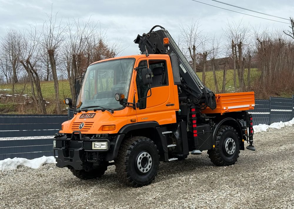 Mercedes-Benz * Mercedes Unimog U 400 * HDS HIAB 166 * Specjalny * Energetyka * Kosz do HDS * Stan Idealny - Vrachtwagen met open laadbak, Kraanwagen: afbeelding 2 Mercedes-Benz * Mercedes Unimog U 400 * HDS HIAB 166 * Specjalny * Energetyka * Kosz do HDS * Stan Idealny - Vrachtwagen met open laadbak, Kraanwagen: afbeelding 2