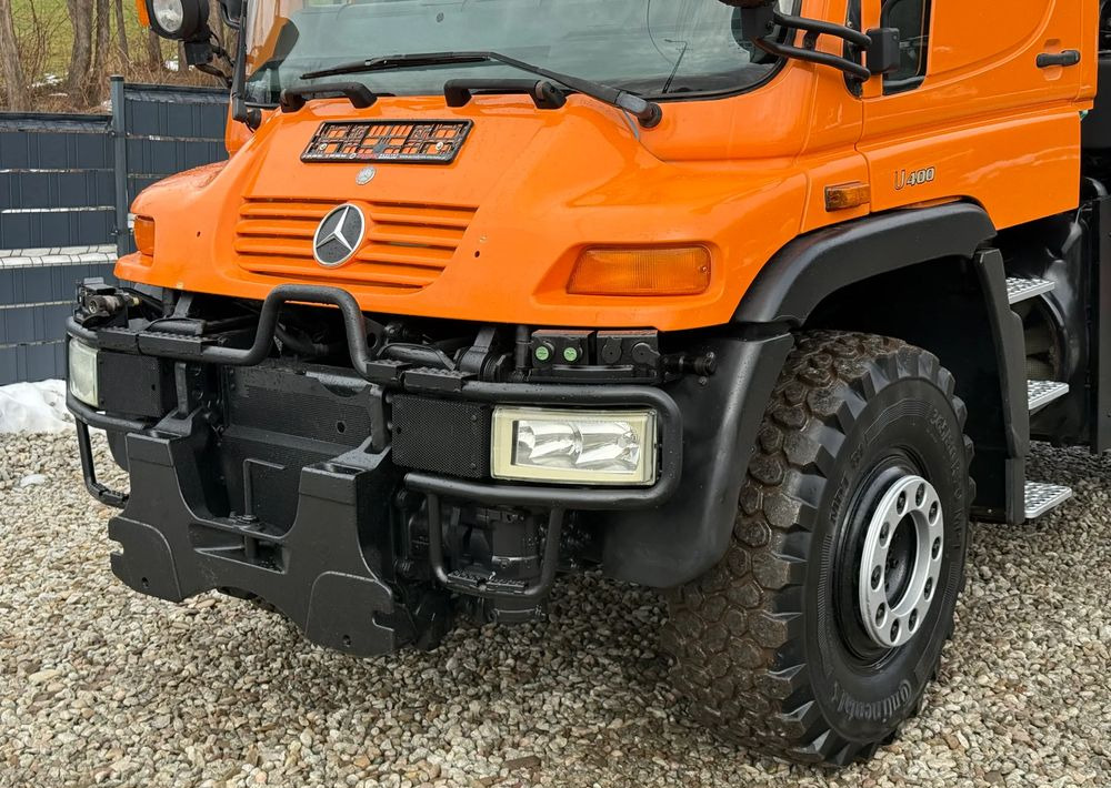 Mercedes-Benz * Mercedes Unimog U 400 * HDS HIAB 166 * Specjalny * Energetyka * Kosz do HDS * Stan Idealny - Vrachtwagen met open laadbak, Kraanwagen: afbeelding 3 Mercedes-Benz * Mercedes Unimog U 400 * HDS HIAB 166 * Specjalny * Energetyka * Kosz do HDS * Stan Idealny - Vrachtwagen met open laadbak, Kraanwagen: afbeelding 3