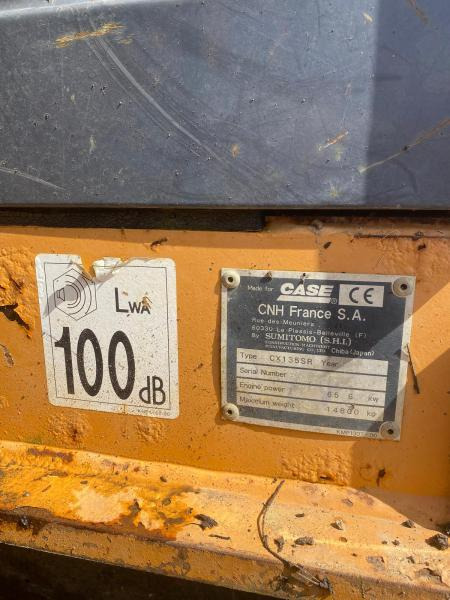 Rupsgraafmachine Case CX135SR: afbeelding 11