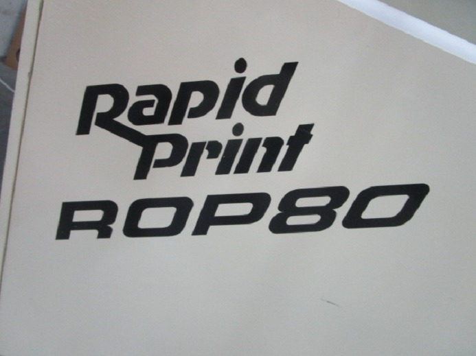 HUBSTANZE RAPID PRINT ROP80 MIT PRÄGEEINHEIT VON OBEN UND UNTEN - Drukmachine: afbeelding 5 HUBSTANZE RAPID PRINT ROP80 MIT PRÄGEEINHEIT VON OBEN UND UNTEN - Drukmachine: afbeelding 5