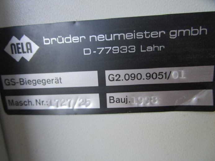 PLATTENBIEGEGERÄT G2.090.9051/01 FÜR SM52 - Drukmachine: afbeelding 5 PLATTENBIEGEGERÄT G2.090.9051/01 FÜR SM52 - Drukmachine: afbeelding 5