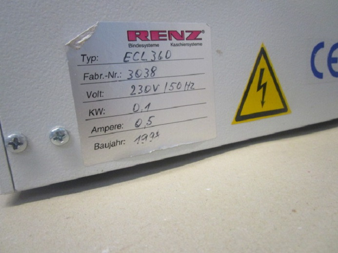 WIRO BINDER HALBAUTOMAT RENZ ECL360 - Drukmachine: afbeelding 4 WIRO BINDER HALBAUTOMAT RENZ ECL360 - Drukmachine: afbeelding 4