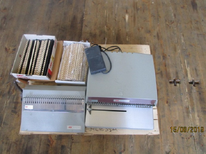 WIRO SCHLIESSMASCHINE GBC 112-PM-1 - Drukmachine: afbeelding 4 WIRO SCHLIESSMASCHINE GBC 112-PM-1 - Drukmachine: afbeelding 4