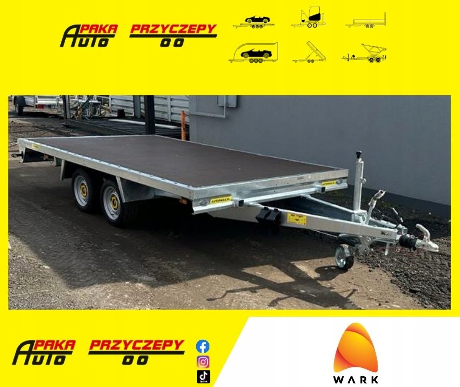 PLATFORMY PRZYCZEPA 4x2 WARK DMC 2700 / WARK 4x2 Platform Trailer DMC 2700 - Open/ Plateau aanhangwagen: afbeelding 1 PLATFORMY PRZYCZEPA 4x2 WARK DMC 2700 / WARK 4x2 Platform Trailer DMC 2700 - Open/ Plateau aanhangwagen: afbeelding 1