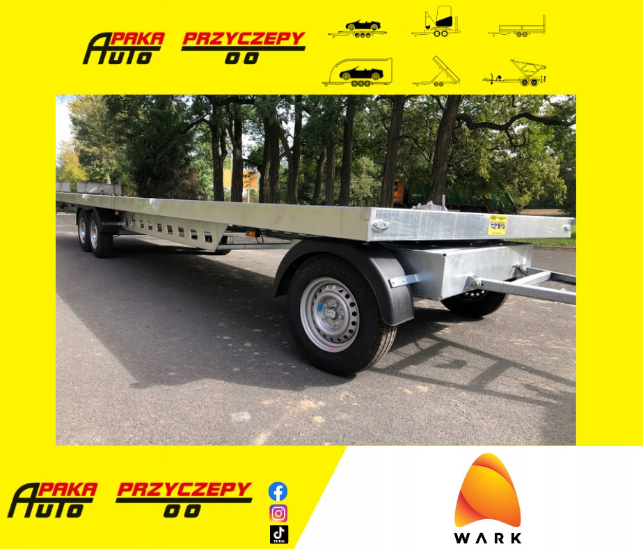 PRZYCZEPA OBROTNICA PLATFORMA 8m 3500 KG / TURNTABLE PLATFORM TRAILER 8m 3500 KG - Open/ Plateau aanhangwagen: afbeelding 1 PRZYCZEPA OBROTNICA PLATFORMA 8m 3500 KG / TURNTABLE PLATFORM TRAILER 8m 3500 KG - Open/ Plateau aanhangwagen: afbeelding 1