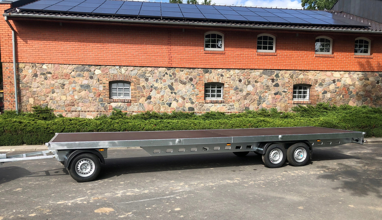 PRZYCZEPA OBROTNICA PLATFORMA 8m 3500 KG / TURNTABLE PLATFORM TRAILER 8m 3500 KG - Open/ Plateau aanhangwagen: afbeelding 2 PRZYCZEPA OBROTNICA PLATFORMA 8m 3500 KG / TURNTABLE PLATFORM TRAILER 8m 3500 KG - Open/ Plateau aanhangwagen: afbeelding 2