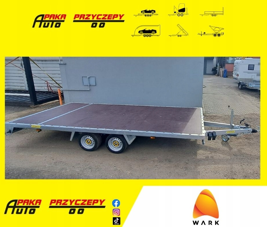 PRZYCZEPA PLATFORMOWA 5X2 WARK DMC 3500 / WARK PLATFORM TRAILER 5X2 DMC 3500 - Open/ Plateau aanhangwagen: afbeelding 1 PRZYCZEPA PLATFORMOWA 5X2 WARK DMC 3500 / WARK PLATFORM TRAILER 5X2 DMC 3500 - Open/ Plateau aanhangwagen: afbeelding 1