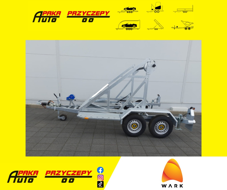 PRZYCZEPA WARK KABLOWA POD BĘBEN KABLOWY DMC 2700KG / WARK Cable Trailer for Cable Drum DMC 2700KG - Haspelwagen: afbeelding 1 PRZYCZEPA WARK KABLOWA POD BĘBEN KABLOWY DMC 2700KG / WARK Cable Trailer for Cable Drum DMC 2700KG - Haspelwagen: afbeelding 1