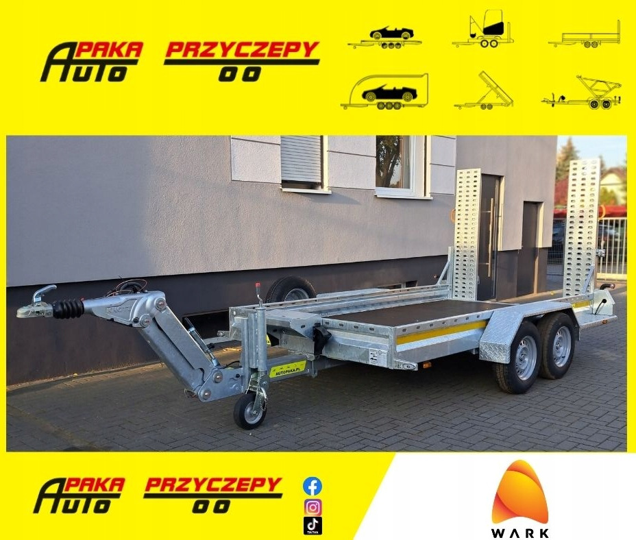 PRZYCZEPA WARK KHD DO MINIKOPARKI KOPARKI REGULOWANY DYSZEL DMC 3500 / WARK KHD TRAILER FOR MINI EXCAVATOR WITH ADJUSTABLE DRAWBAR DMC 3500 - Machinetransporter: afbeelding 1 PRZYCZEPA WARK KHD DO MINIKOPARKI KOPARKI REGULOWANY DYSZEL DMC 3500 / WARK KHD TRAILER FOR MINI EXCAVATOR WITH ADJUSTABLE DRAWBAR DMC 3500 - Machinetransporter: afbeelding 1