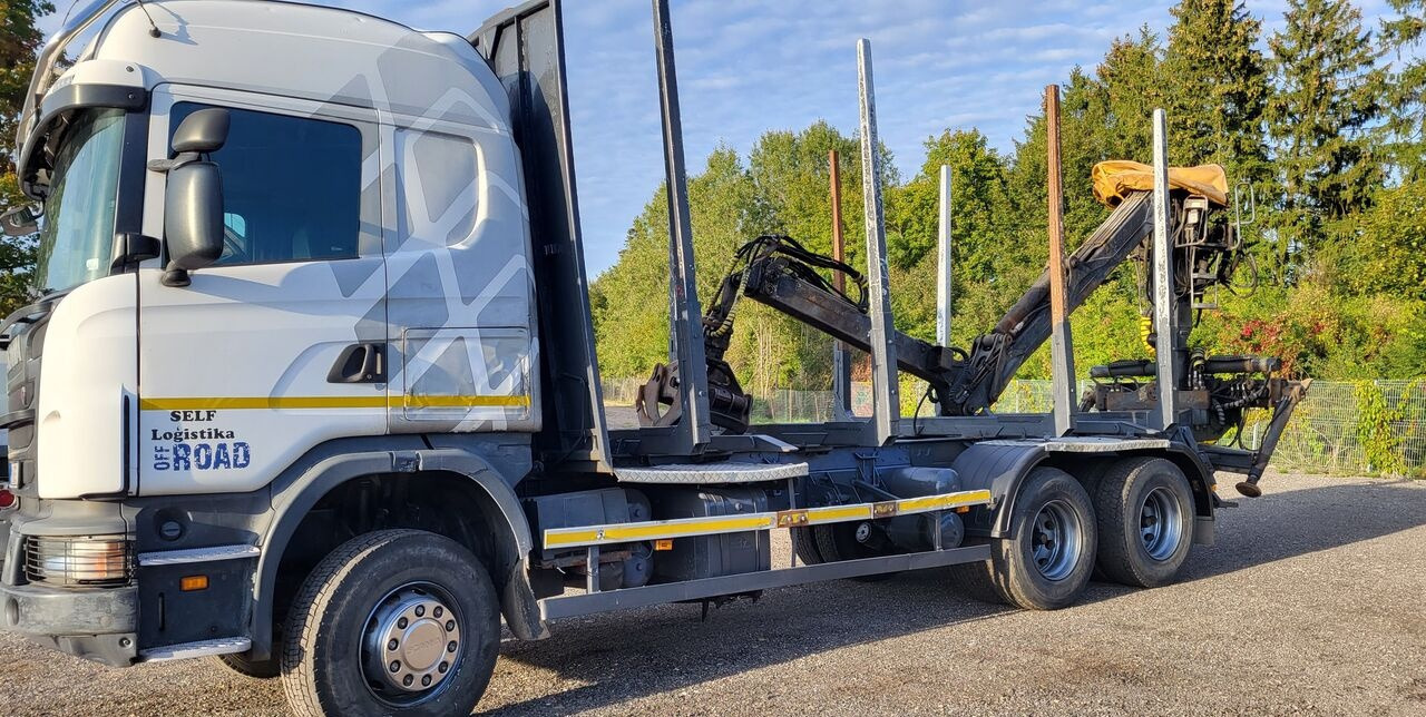 Scania G480 - Houttransport, Kraanwagen: afbeelding 1 Scania G480 - Houttransport, Kraanwagen: afbeelding 1